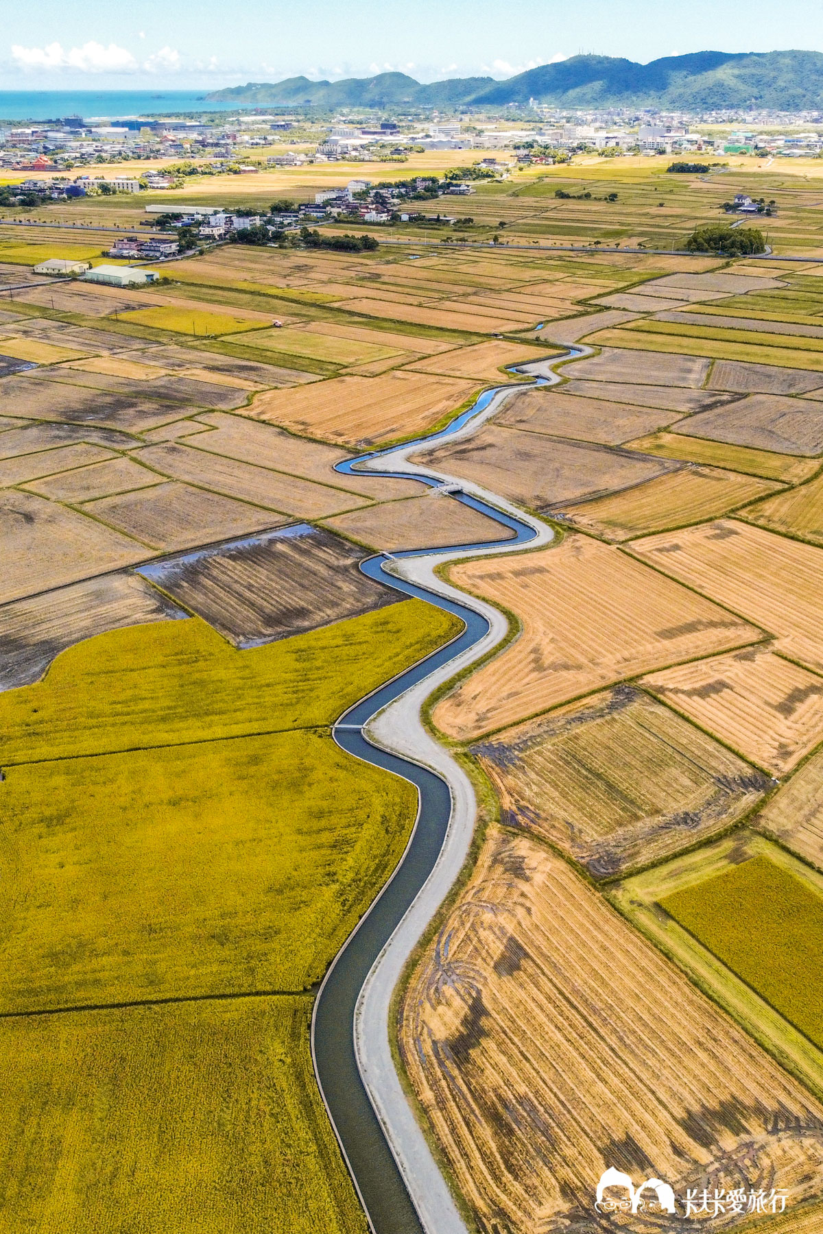 宜蘭冬山S型黃金河稻，獨木舟划船體驗，近距離欣賞三奇美徑稻田景點遊程