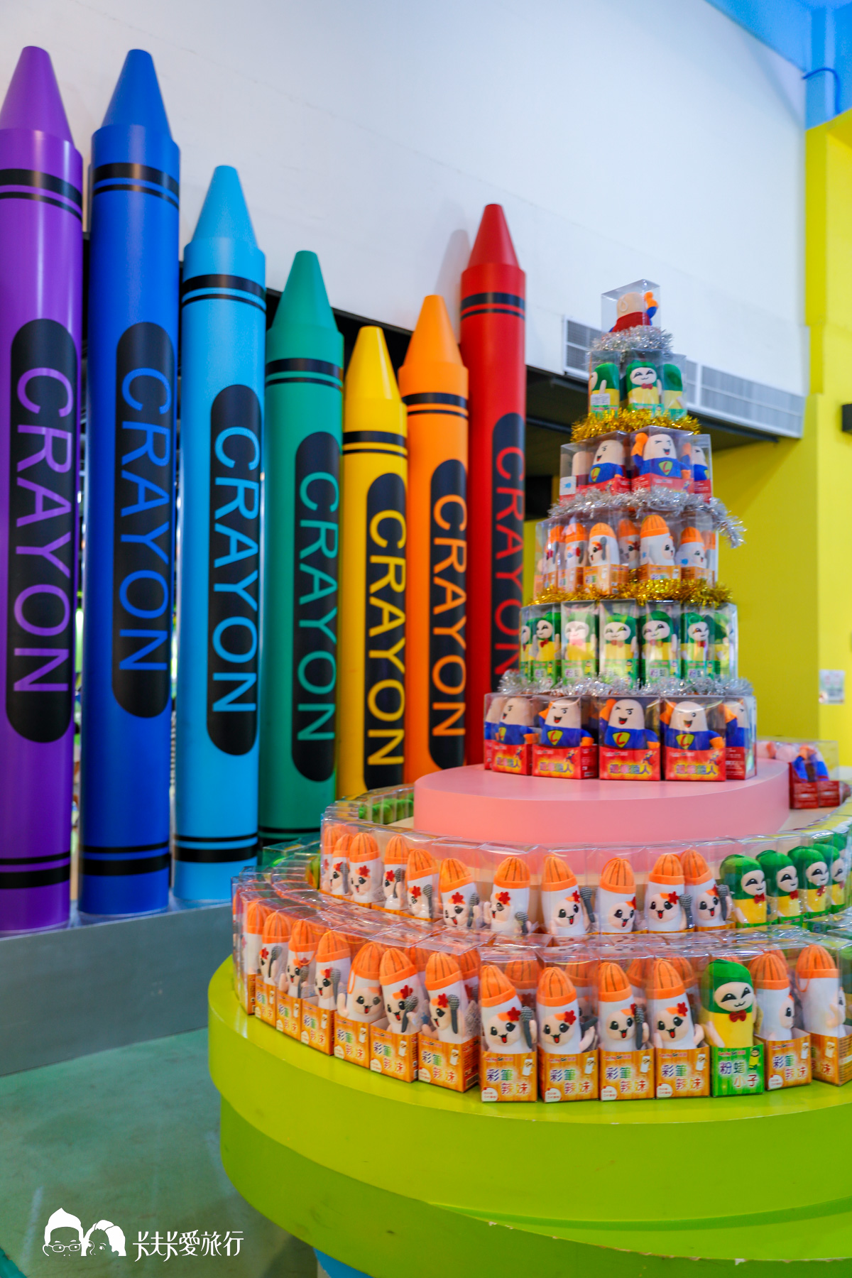 宜蘭蘇澳親子景點，蠟筆工廠蜡藝蠟筆城堡，亞洲最大室內溜滑梯蠟筆DIY製作