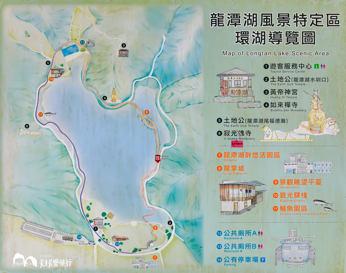 龍潭湖地圖
