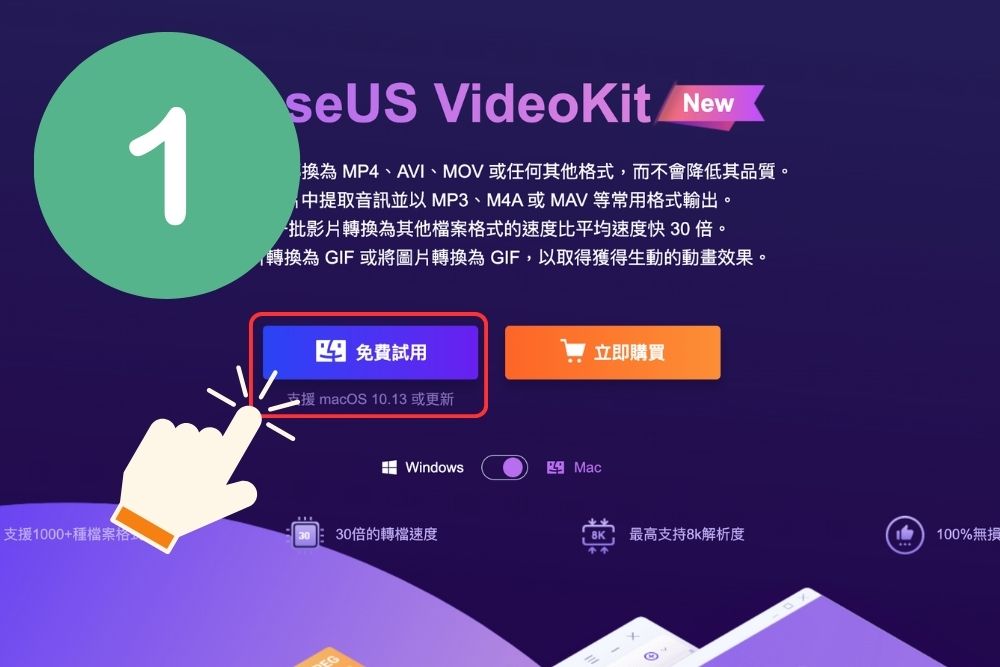 EaseUS VideoKit 軟體評測心得：影片轉檔、音訊擷取、GIF 製作一次搞定，MAC也可免費試用