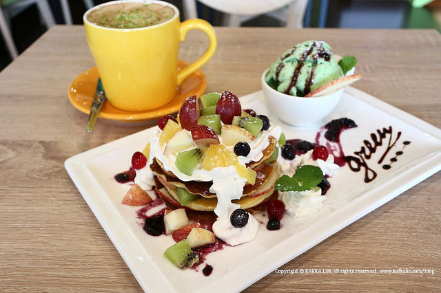 【宜蘭】格林 Pasta Dessert Cafe｜森林莓果鬆餅咖啡義大利麵 - kafkalin.com